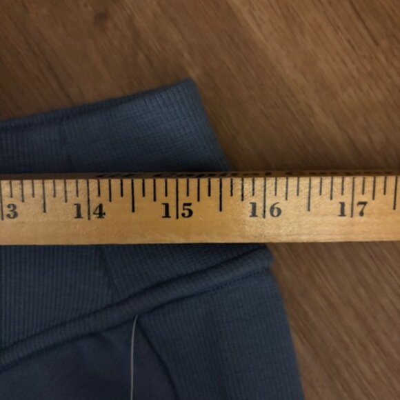 Lululemon Oasis Blue Scuba HR Mini Skirt Cotton Fleece NWT Large - Picture 5 of 6